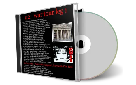 Artwork Cover of U2 1983-03-26 CD Newcastle Audience