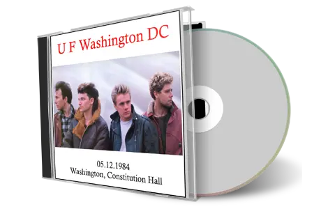 Artwork Cover of U2 1984-12-05 CD Washington Audience