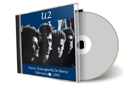 Artwork Cover of U2 1985-02-10 CD Paris Audience