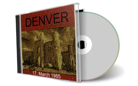 Artwork Cover of U2 1985-03-17 CD Denver Audience