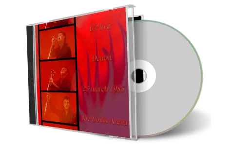 Artwork Cover of U2 1985-03-23 CD Detroit Audience