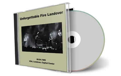 Artwork Cover of U2 1985-04-08 CD Landover Audience