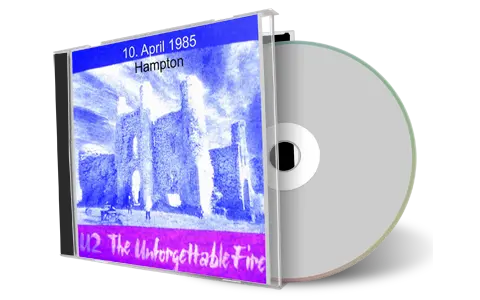 Artwork Cover of U2 1985-04-10 CD Hampton Audience