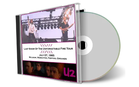 Artwork Cover of U2 1985-07-07 CD Werchter Audience