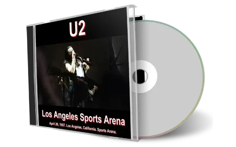 Artwork Cover of U2 1987-04-20 CD Los Angeles Audience