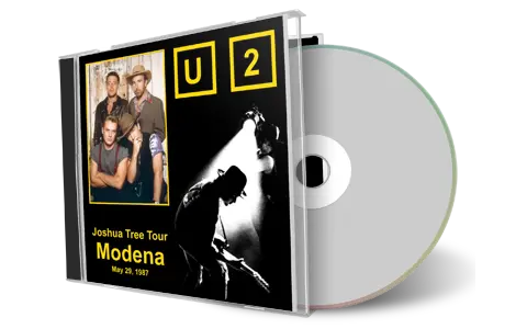 Artwork Cover of U2 1987-05-29 CD Modena Audience