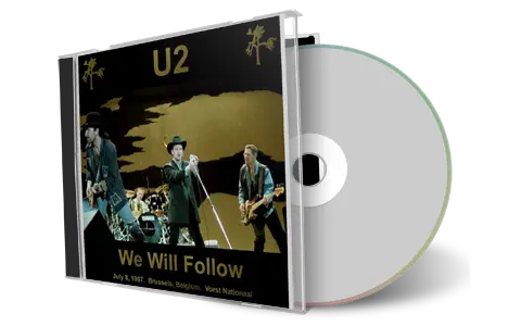Artwork Cover of U2 1987-07-08 CD Brussels Audience