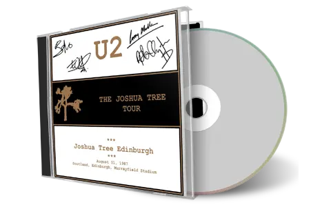 Artwork Cover of U2 1987-08-01 CD Edinburgh Audience