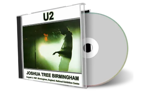 Artwork Cover of U2 1987-08-04 CD Birmingham Audience