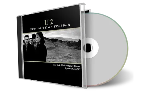 Artwork Cover of U2 1987-09-28 CD New York Audience