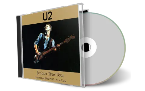 Artwork Cover of U2 1987-09-29 CD New York Audience