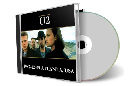 Artwork Cover of U2 1987-12-09 CD Atlanta Audience
