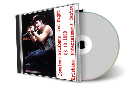 Artwork Cover of U2 1989-10-03 CD Brisbane Audience