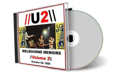 Artwork Cover of U2 1989-10-08 CD Melbourne Audience