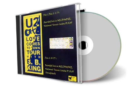 Artwork Cover of U2 1989-10-09 CD Melbourne Audience