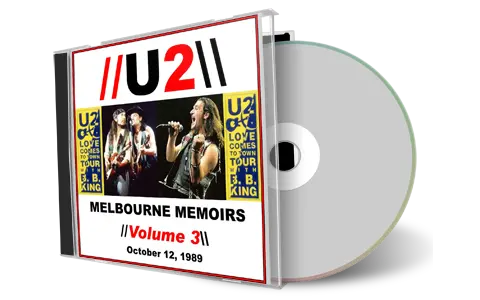 Artwork Cover of U2 1989-10-12 CD Melbourne Audience