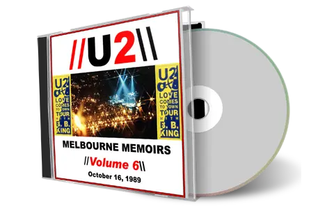 Artwork Cover of U2 1989-10-16 CD Melbourne Audience