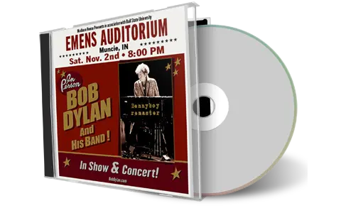 Artwork Cover of Bob Dylan 2019-11-02 CD Muncie Audience