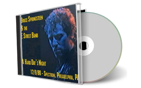 Artwork Cover of Bruce Springsteen 1980-12-09 CD Philadelphia Audience