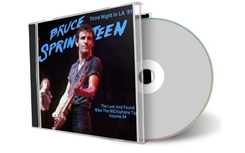 Artwork Cover of Bruce Springsteen 1981-08-23 CD Los Angeles Audience