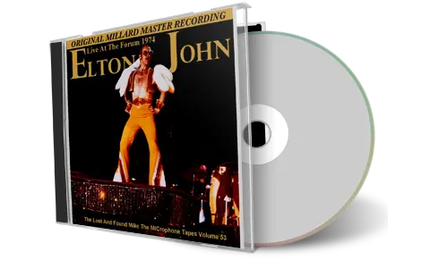 Artwork Cover of Elton John 1974-10-05 CD Inglewood Audience