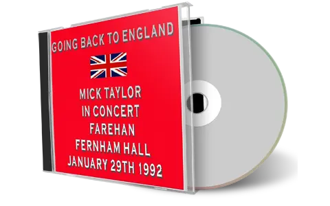 Artwork Cover of Mick Taylor 1992-01-29 CD Fareham Audience