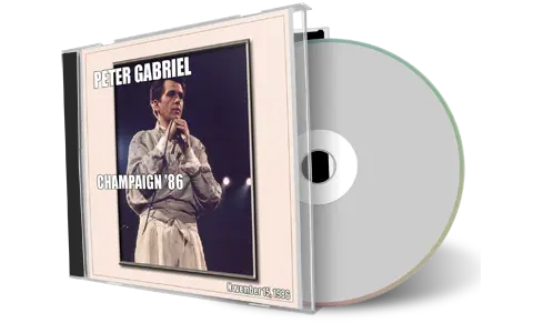 Artwork Cover of Peter Gabriel 1986-11-15 CD Champaign Audience
