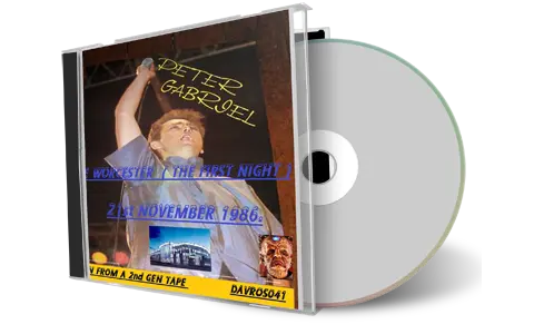 Artwork Cover of Peter Gabriel 1986-11-21 CD Worcester Audience