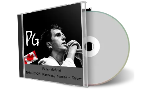 Artwork Cover of Peter Gabriel 1986-11-25 CD Montreal Audience