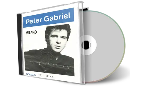 Artwork Cover of Peter Gabriel 1987-06-10 CD Milan Audience