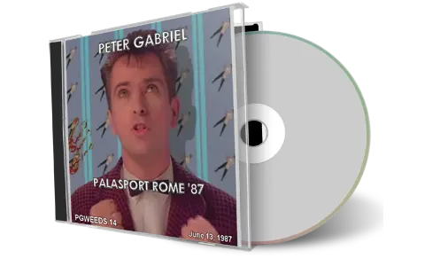 Artwork Cover of Peter Gabriel 1987-06-13 CD Rome Audience