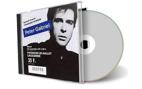 Artwork Cover of Peter Gabriel 1987-09-22 CD Lausanne Audience