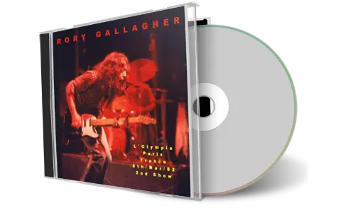 Artwork Cover of Rory Gallagher 1982-03-08 CD Paris Audience