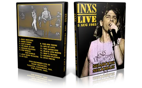 Artwork Cover of INXS 1983-08-05 DVD Valencia Proshot