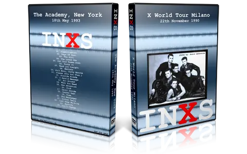 Artwork Cover of INXS 1990-11-22 DVD Milan Audience