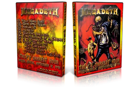 Artwork Cover of Megadeth 1994-10-25 DVD Phoenix Proshot