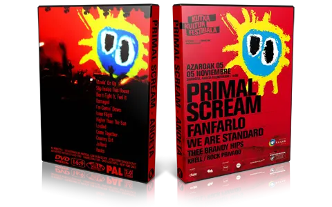 Artwork Cover of Primal Scream 2011-11-05 DVD San Sebastian Proshot