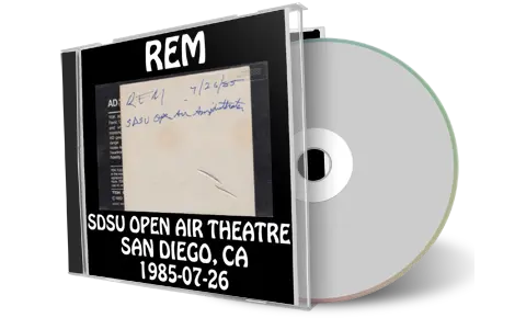 Artwork Cover of REM 1985-07-26 CD San Diego Audience