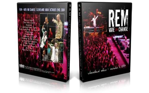 Artwork Cover of REM 2004-10-02 DVD Cleveland Audience