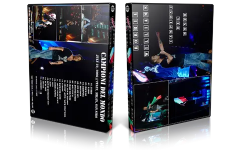 Artwork Cover of Robbie Williams 2006-07-22 DVD Milan Audience