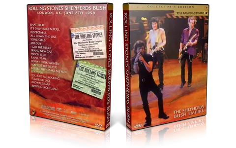 Artwork Cover of Rolling Stones 1999-06-08 DVD London Audience