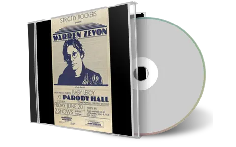 Artwork Cover of Warren Zevon 1986-06-20 CD Kansas City Audience