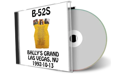 Artwork Cover of B-52s 1992-10-13 CD Las Vegas Audience