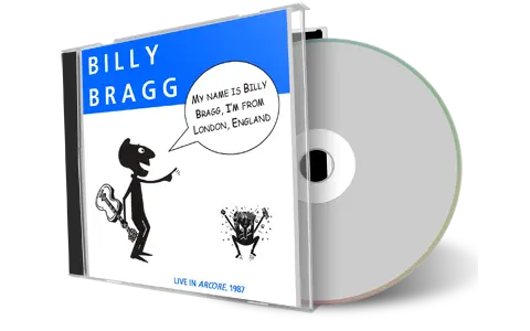 Artwork Cover of Billy Bragg 1987-10-16 CD Milan Audience