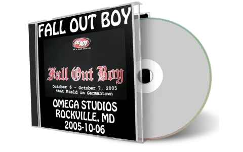 Artwork Cover of Fall Out Boy 2005-10-06 CD Rockville Soundboard