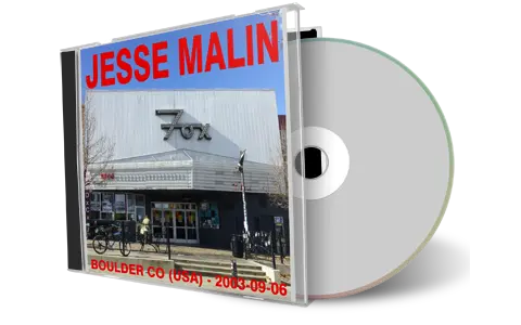 Artwork Cover of Jesse Malin 2003-09-06 CD Boulder Audience