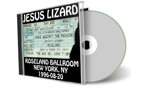 Artwork Cover of Jesus Lizard 1996-08-20 CD New York City Audience