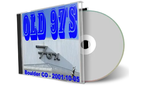 Artwork Cover of Old 97s 2001-10-05 CD Boulder Audience