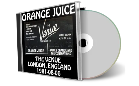 Artwork Cover of Orange Juice 1981-08-06 CD London Audience