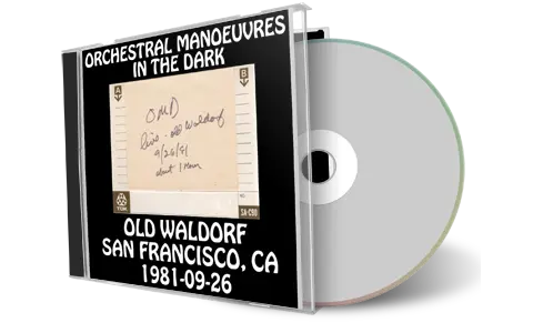 Artwork Cover of Orchestral Manoeuvres in The Dark 1981-09-26 CD San Francisco Audience
